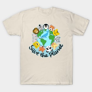 Save the planet! Save the animals! T-Shirt